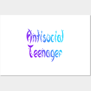 Antisocial Teenager V3 Posters and Art